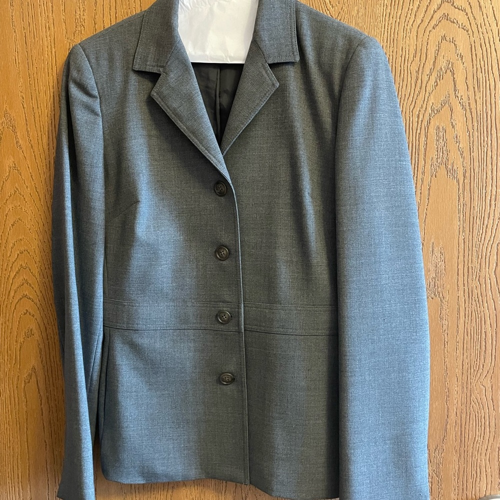 Talbots Gray Woven Blazer